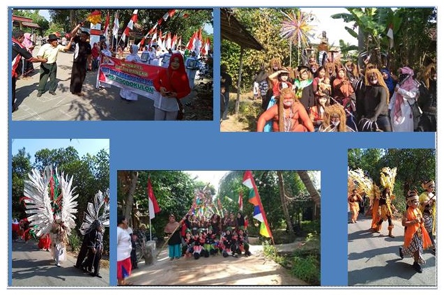 Karnaval menyambut HUT RI ke 74 Tingkat Desa Pidodo Kulon Kec. Patebon