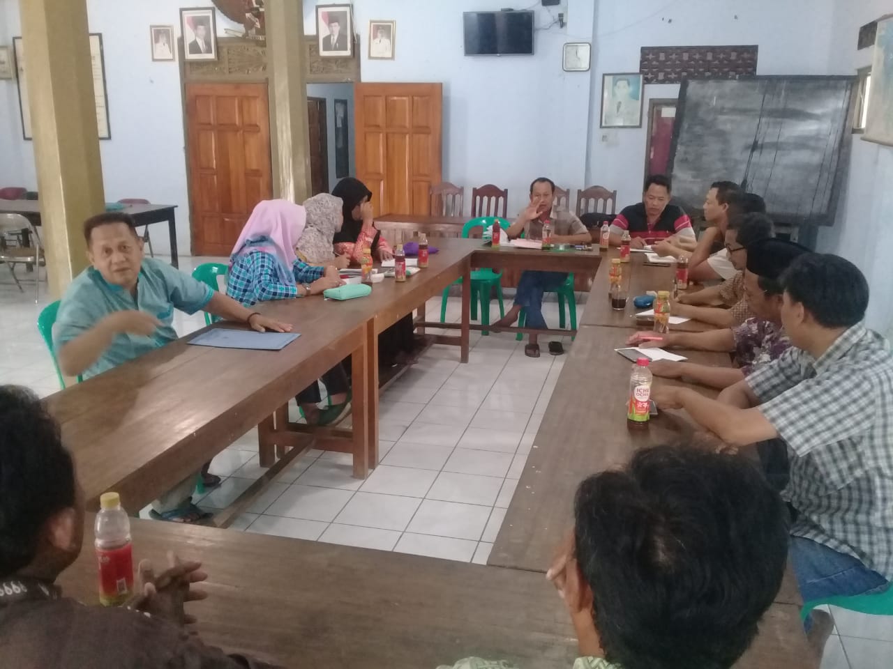 Rapat Koordinasi Pemdes Pidodo Kulon dengan Anggota BPD terpilih masa bhakti 2019-2025